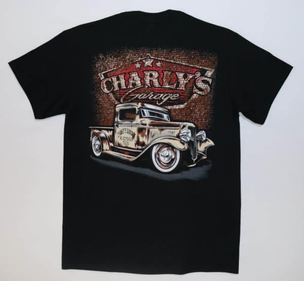 Charly's Garage - Brickwall - Black Back