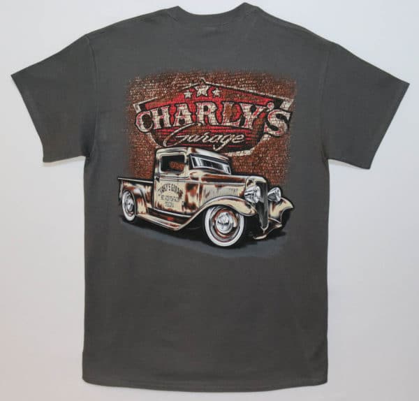 Charly's Garage - Brickwall - Grey Back