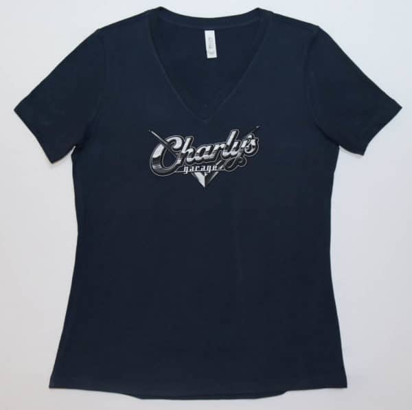Charly's Garage - Cadillac - Navy - Front