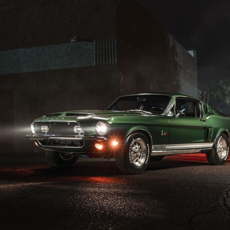 1968 Shelby Mustang GT500KR Front quarter