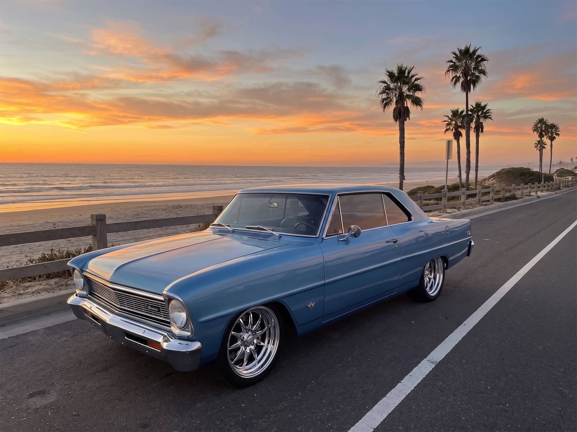 1966-Chevy-Nova front view